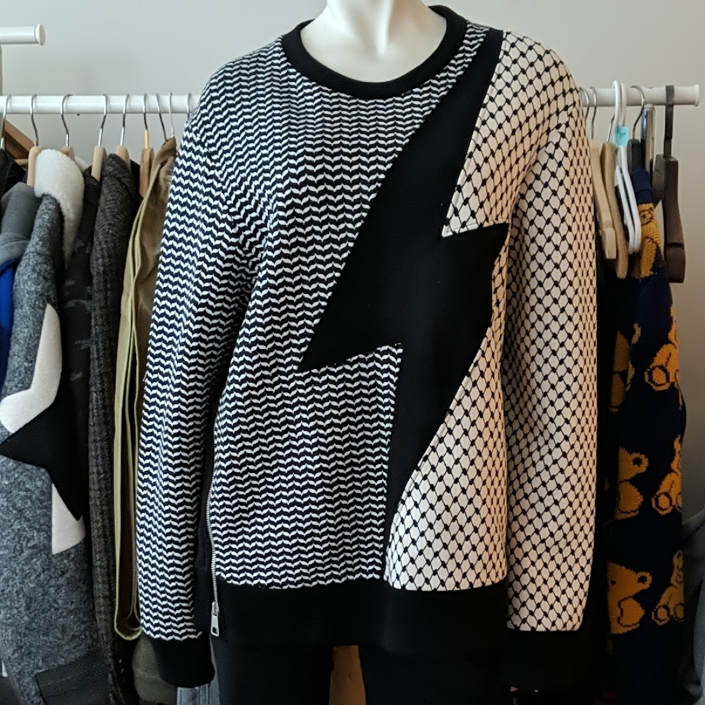 Neil Barrett Lightning Bolt Jumper